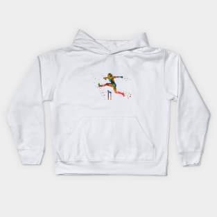 Running woman Kids Hoodie